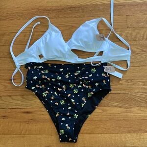 Bikini Top and Bottom Set high rise cheeky bottoms PINK by Victoria Secret
